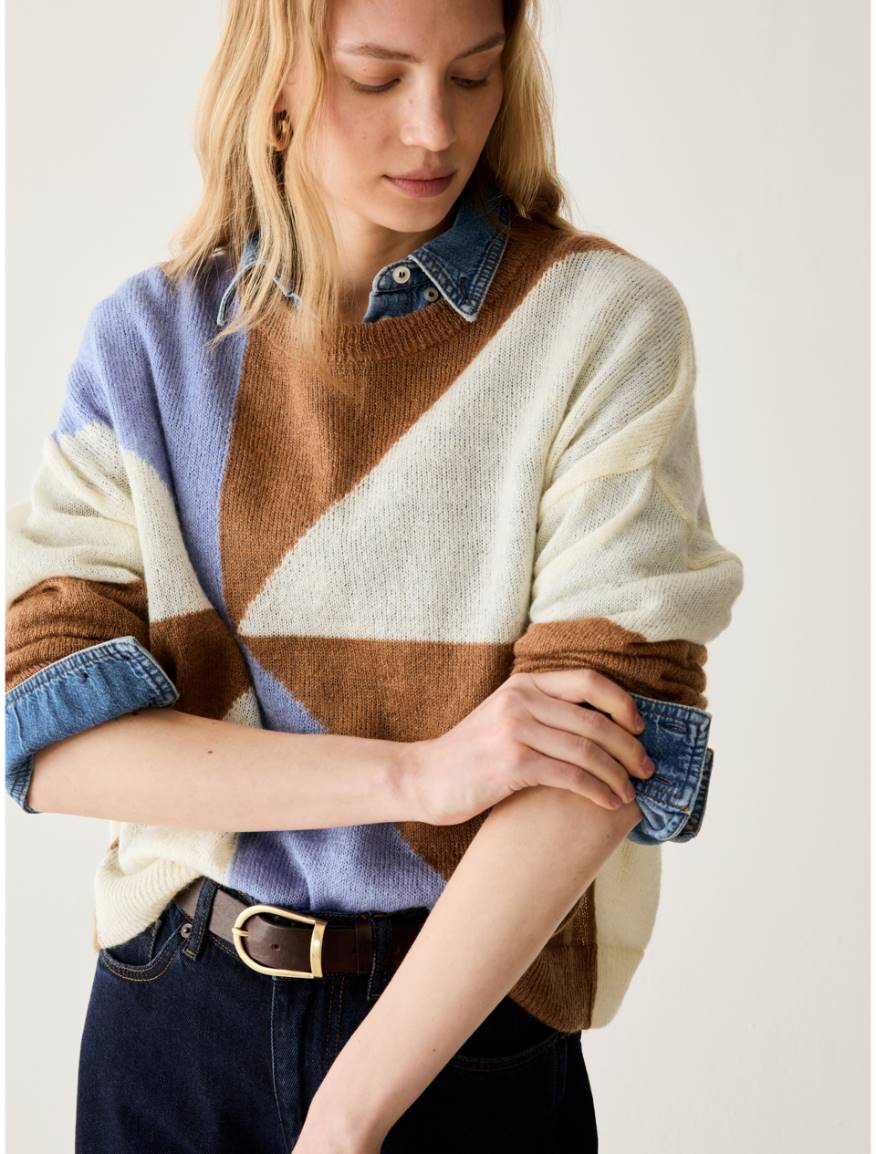 Pennyblack PBBTALPA - Maglia a intarsio in mohair blend - Vista 4