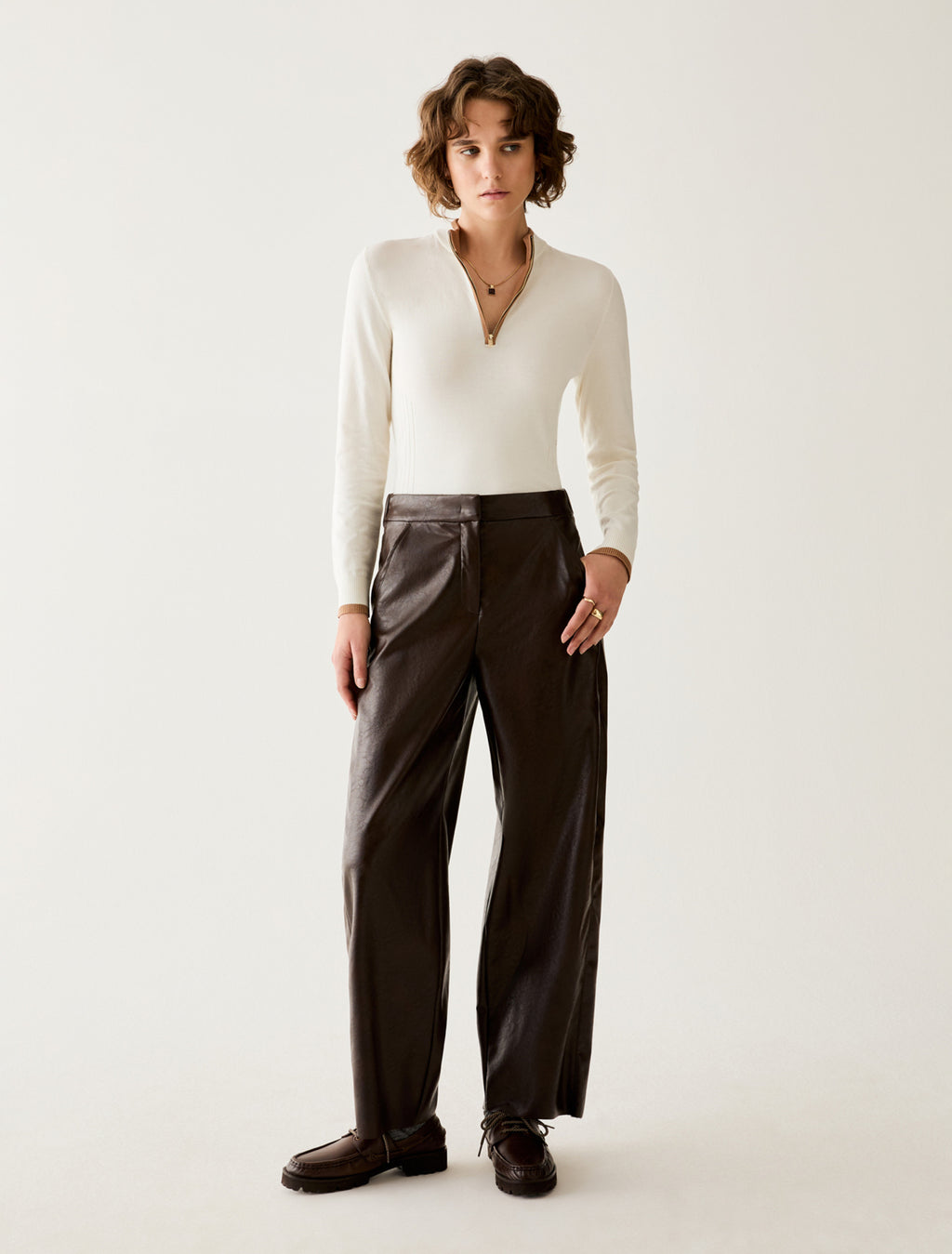 Pennyblack PBBBOCCALE - Pantaloni in jersey spalmato - Vista 6