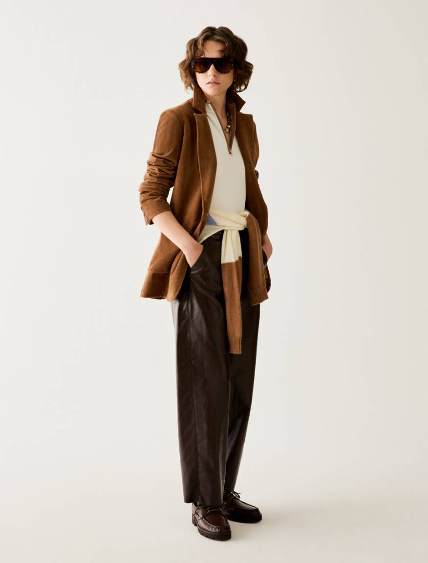 Pennyblack PBBBOCCALE - Pantaloni in jersey spalmato - Vista 5