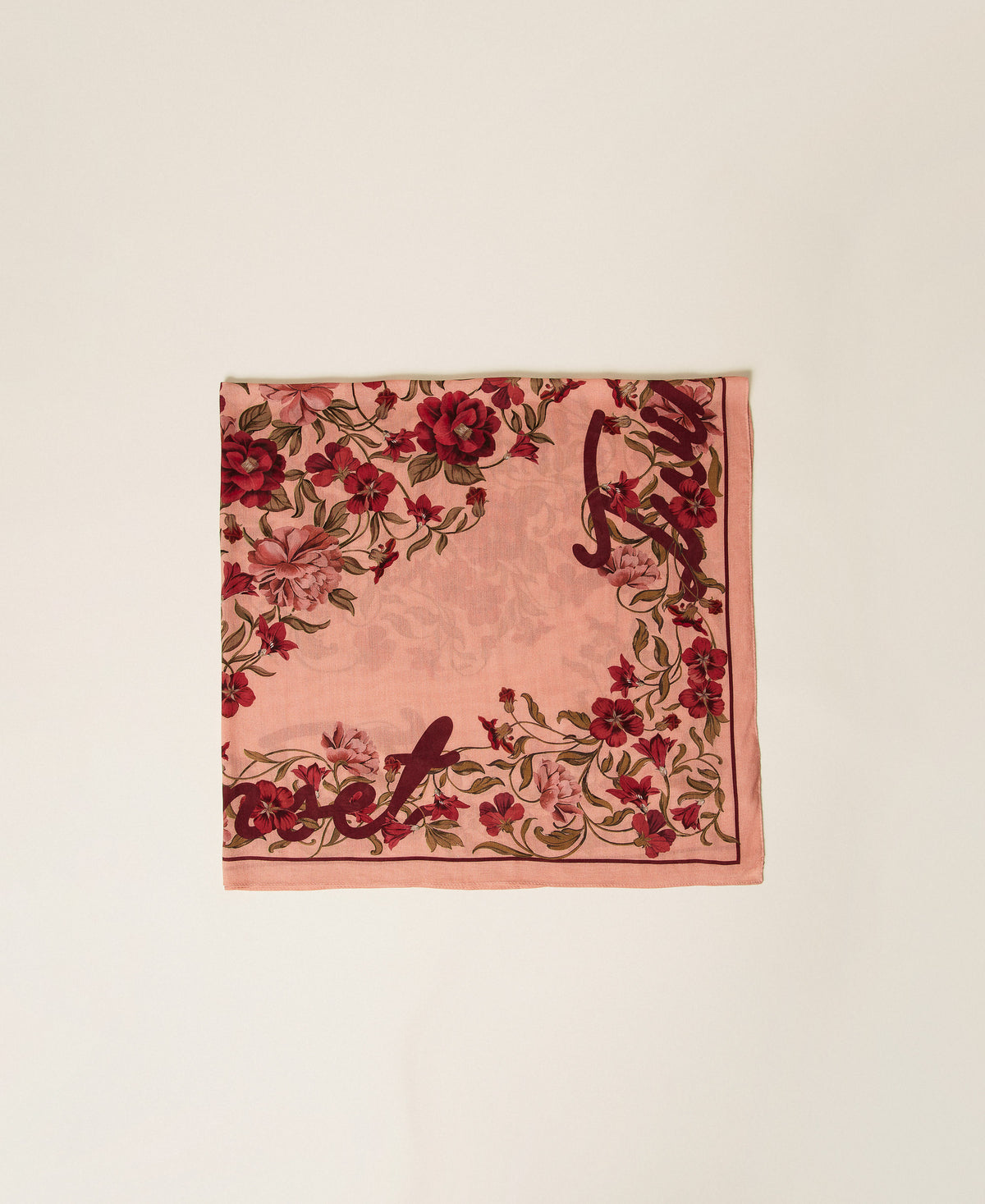 Twinset 262TA4640 - Kefiah con stampa a fiori
