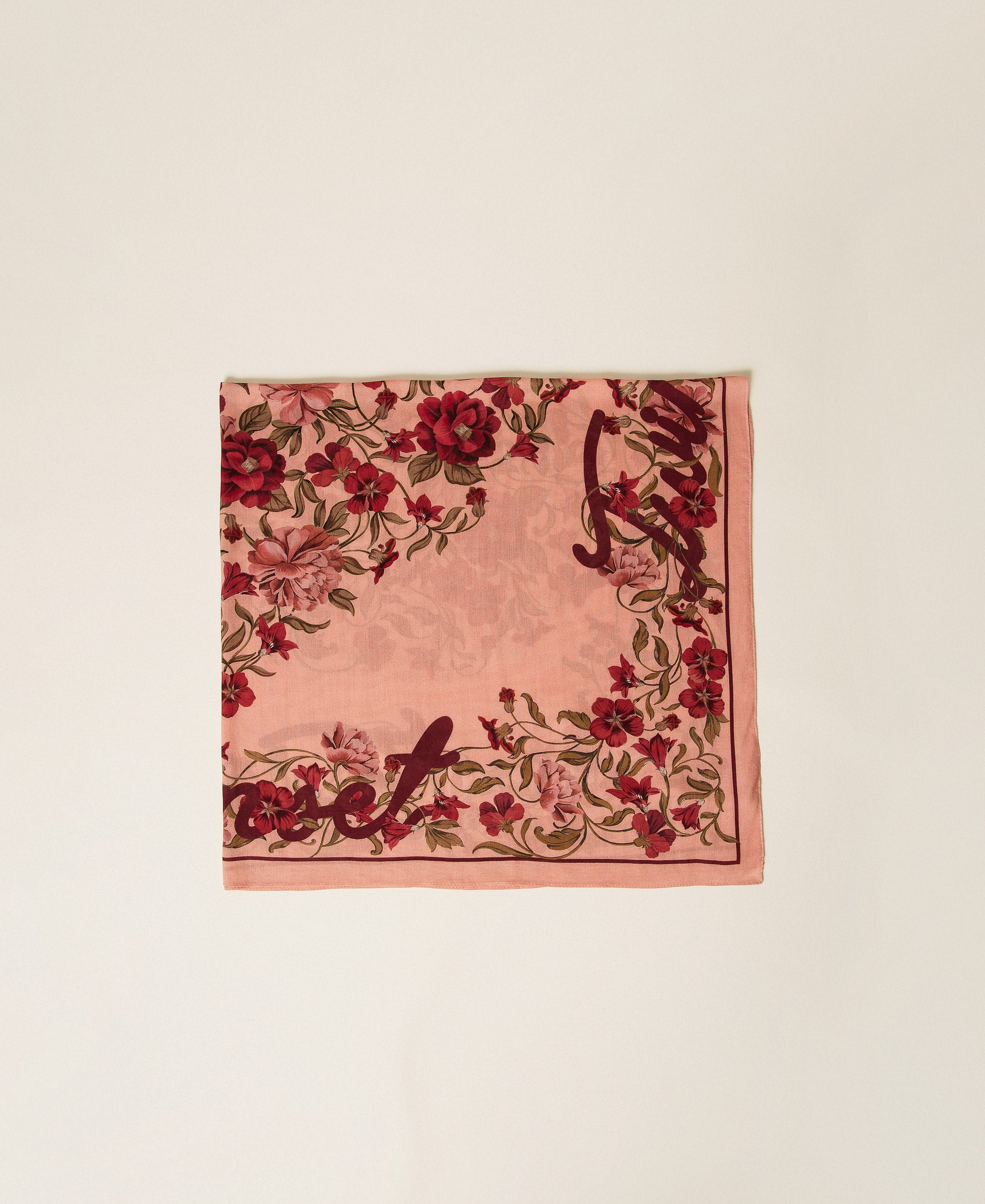 Twinset 262TA4640 - Kefiah con stampa a fiori