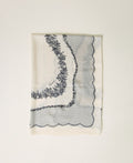 Twinset 262TA4750 - Kefiah con stampa a pois e pizzo
