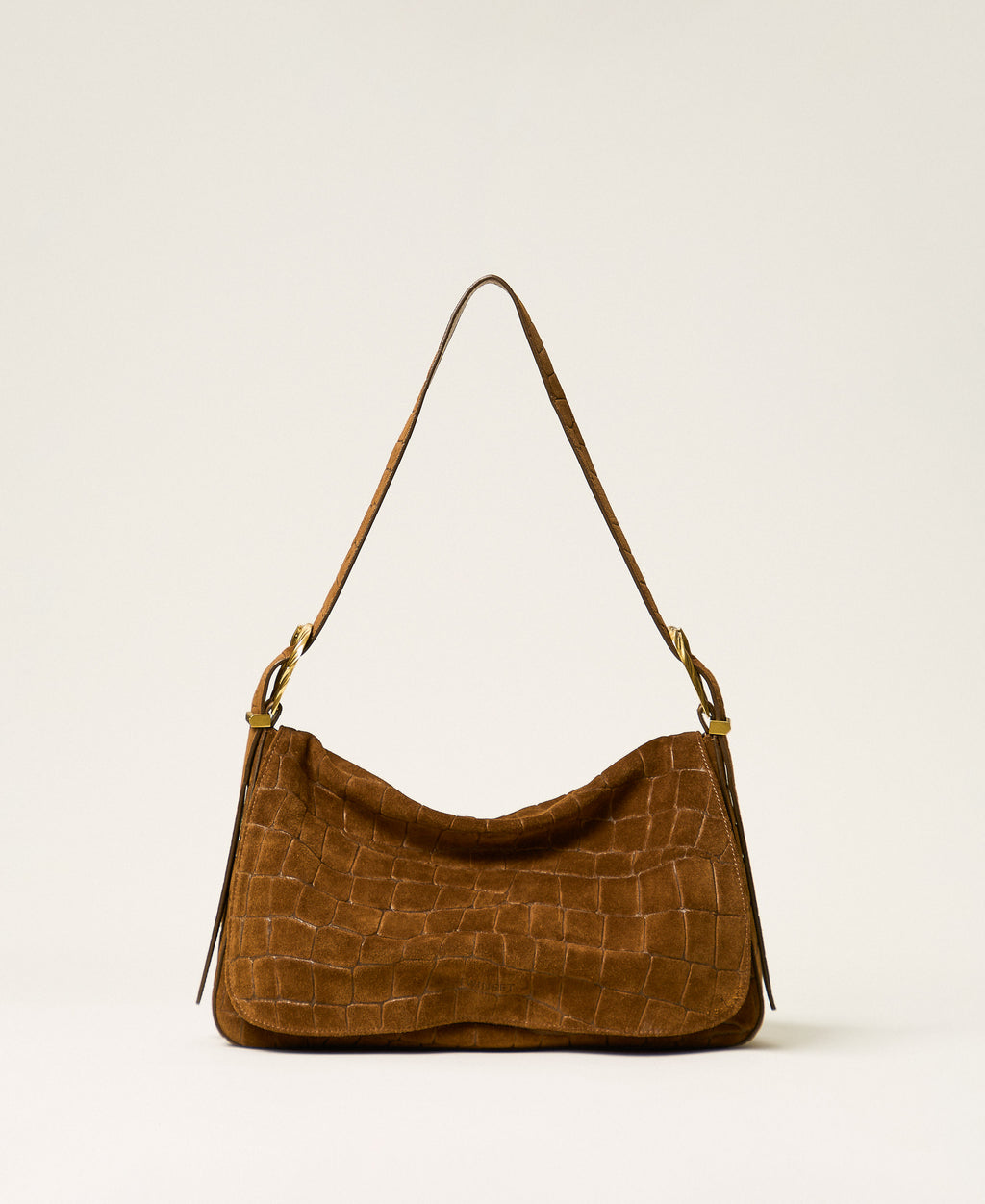 Twinset 262TD8140 - Borsa Liliane in suede a stampa cocco