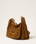 Twinset 262TD8140 - Borsa Liliane in suede a stampa cocco