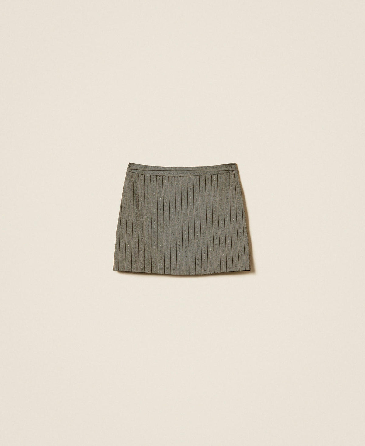 Twinset 262TF2022 - Minigonna gessata con paillettes