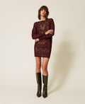 Twinset 262TF3030 - Abito corto in maglia jacquard
