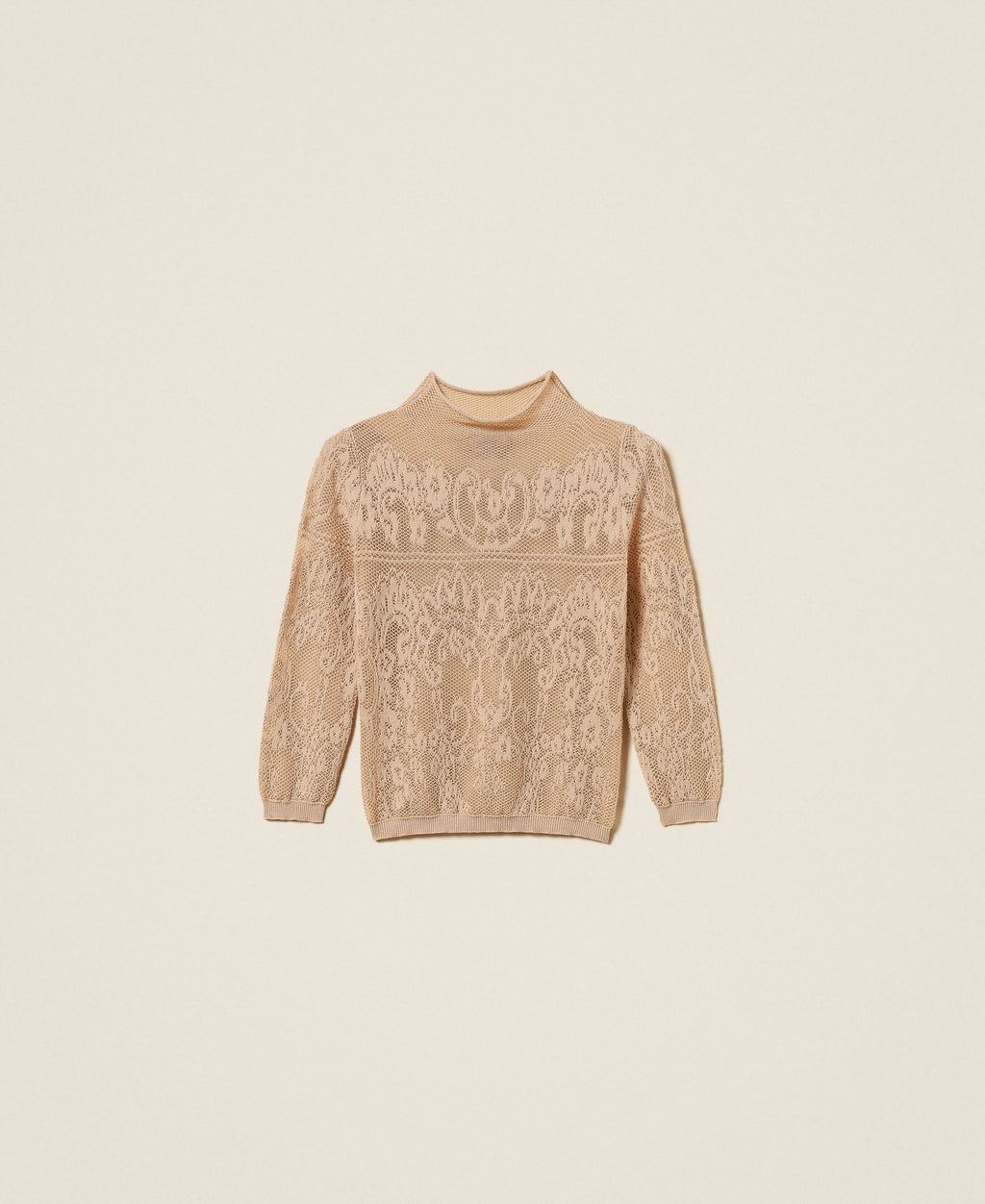 Twinset 262TF3031 - Maglia a lupetto jacquard