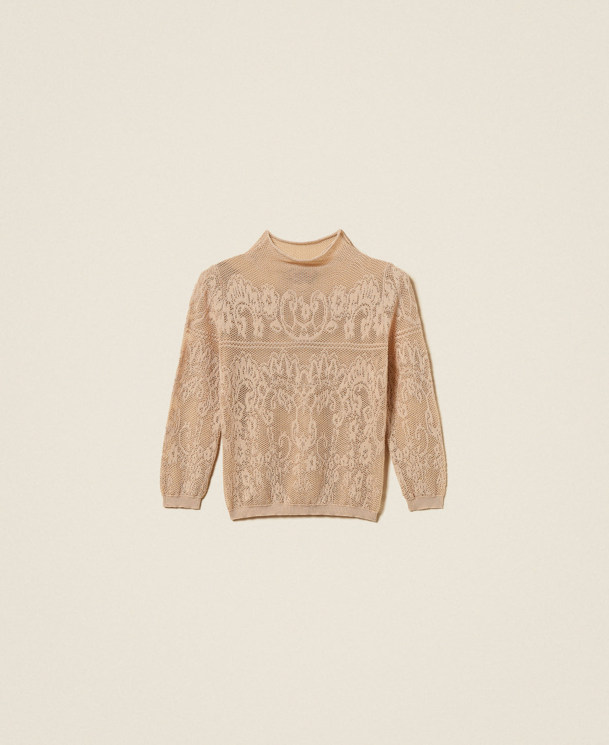 Twinset 262TF3031 - Maglia a lupetto jacquard