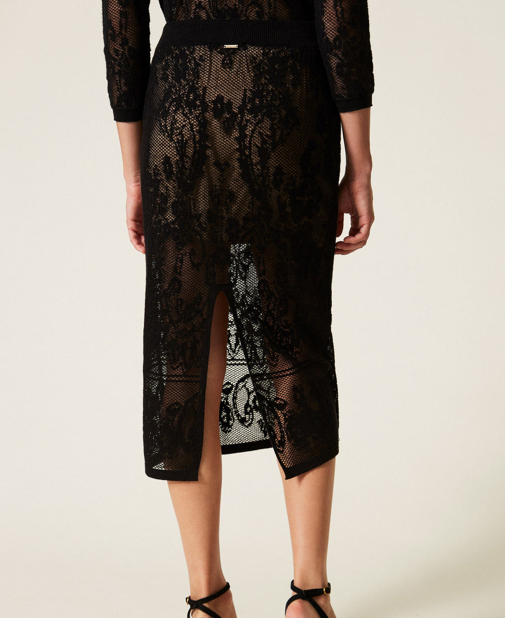 Twinset 262TF3032 - Gonna longuette in maglia jacquard