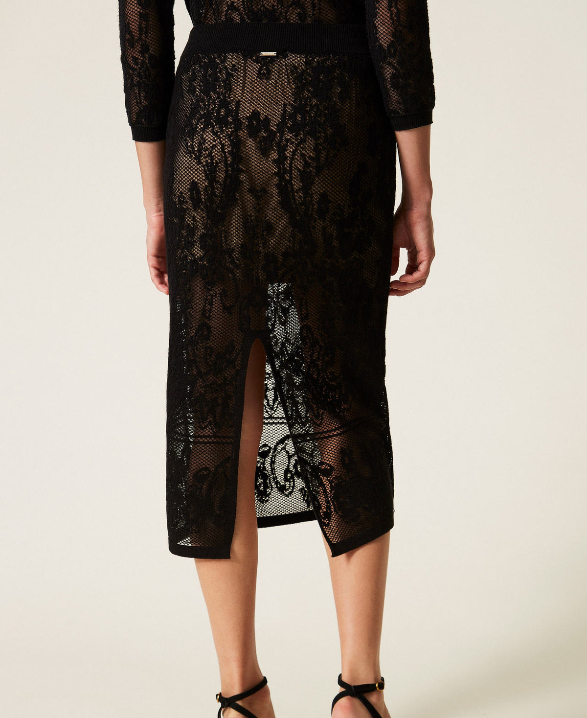 Twinset 262TF3032 - Gonna longuette in maglia jacquard