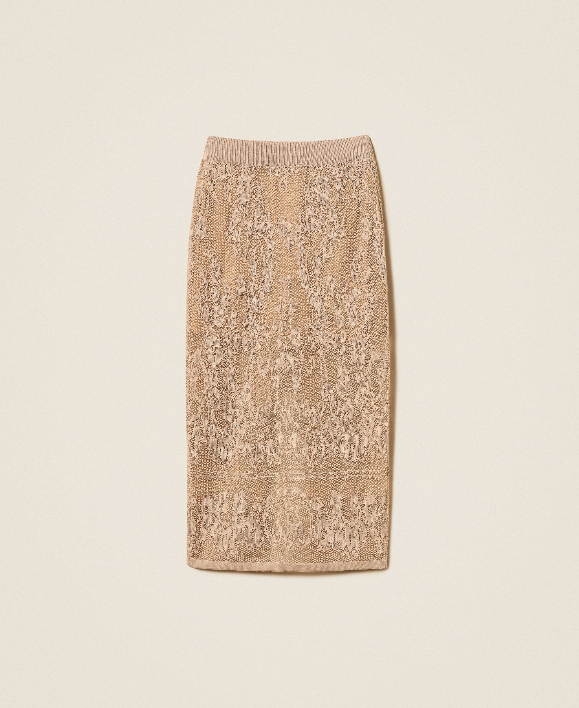 Twinset 262TF3032 - Gonna longuette in maglia jacquard