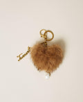 Twinset 262TL8075 - Portachiavi a cuore in faux fur