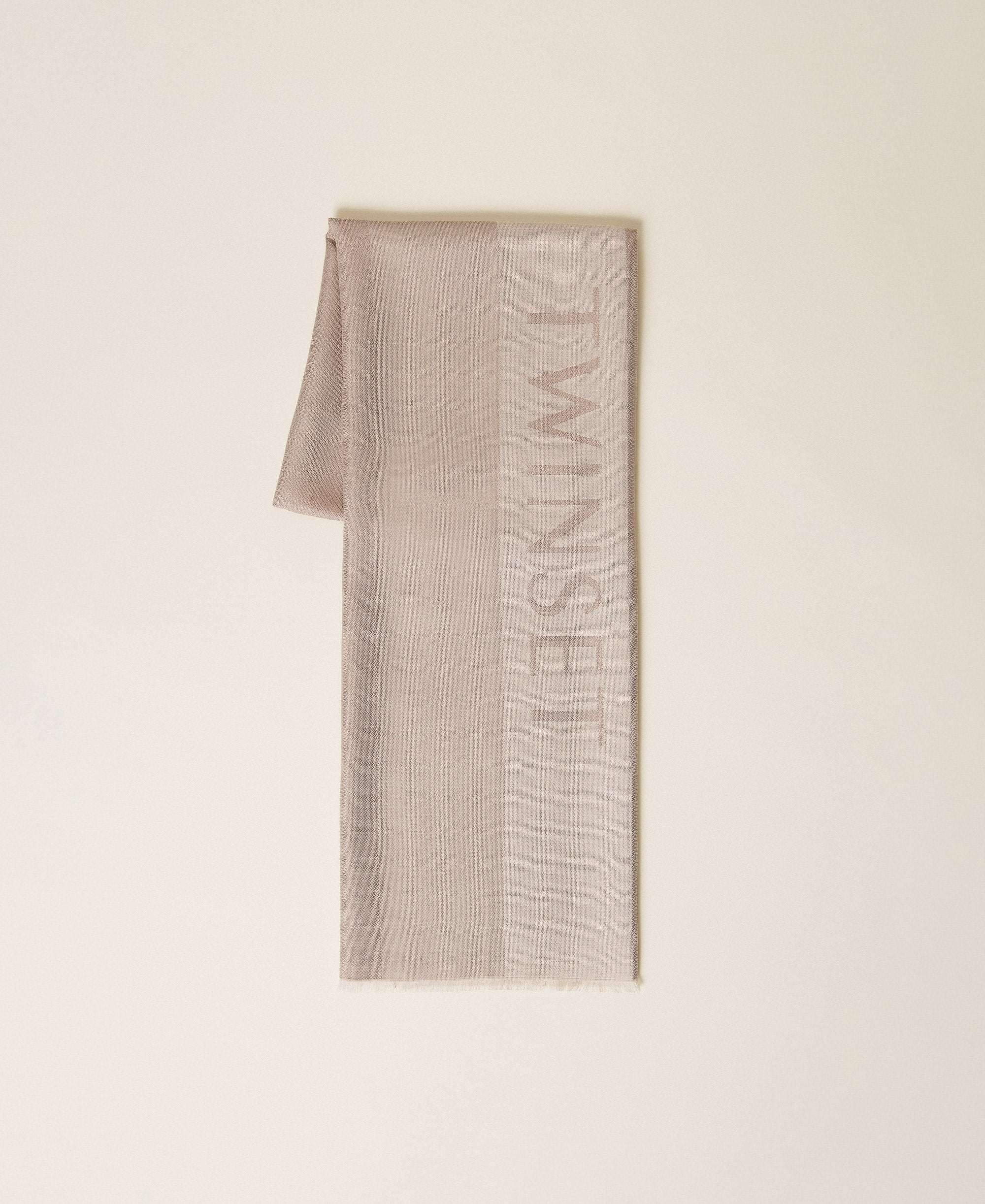 Twinset 262TO5490 - Stola jacquard con logo