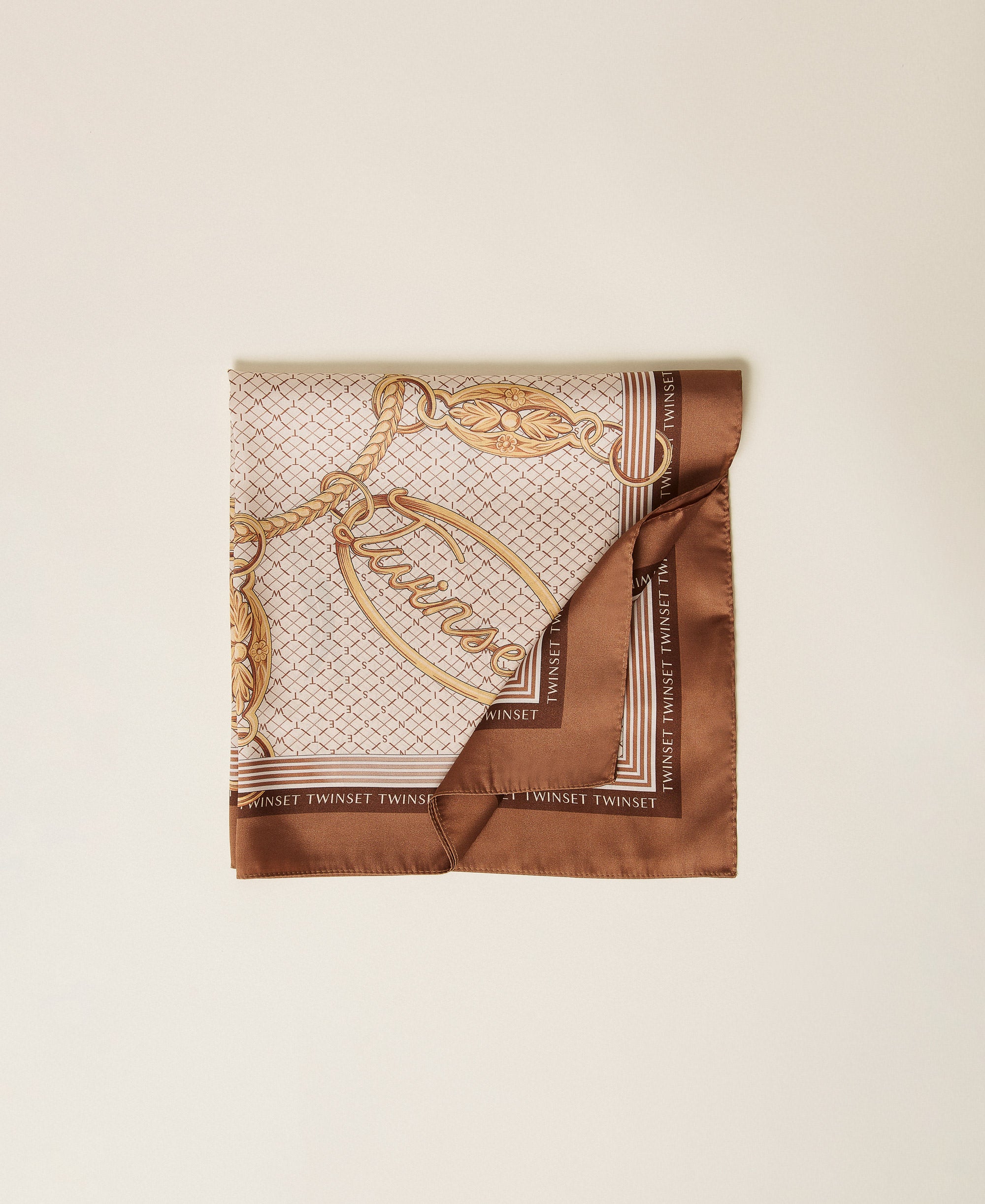 Twinset 262TO5550 - Foulard in raso con stampa