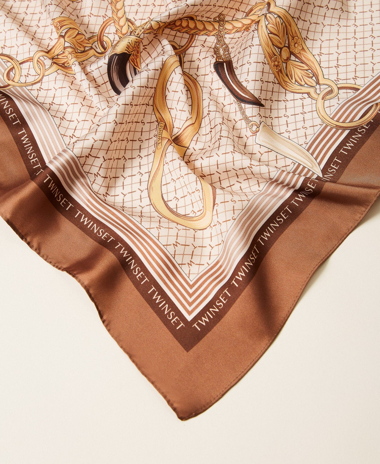 Twinset 262TO5550 - Foulard in raso con stampa