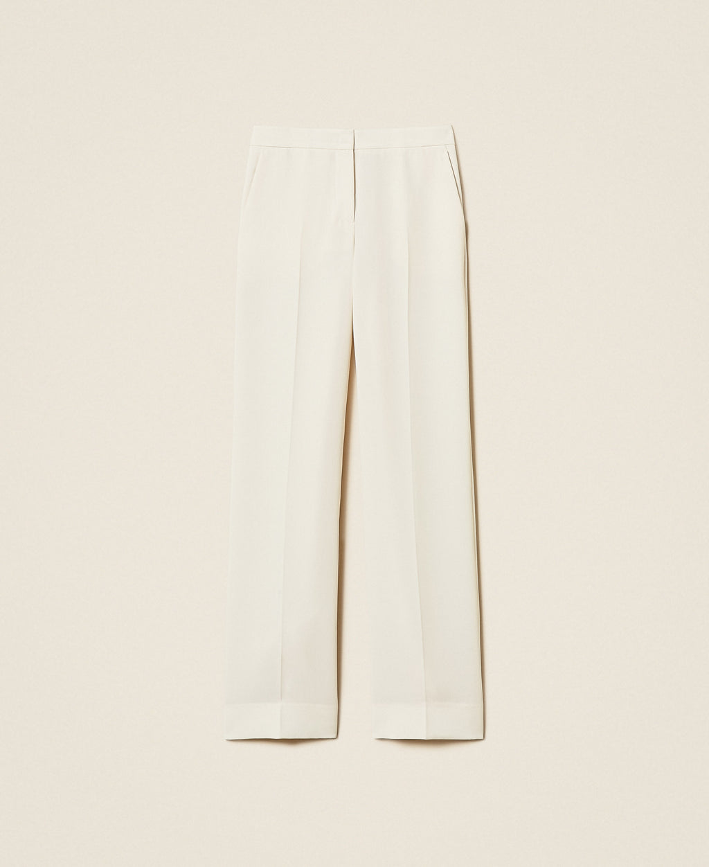 Twinset 262TP2043 - Pantaloni a palazzo in crêpe