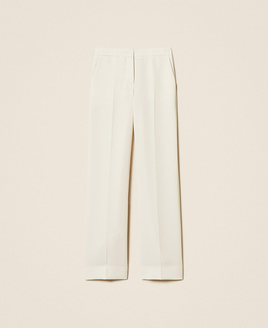 Twinset 262TP2043 - Pantaloni a palazzo in crêpe