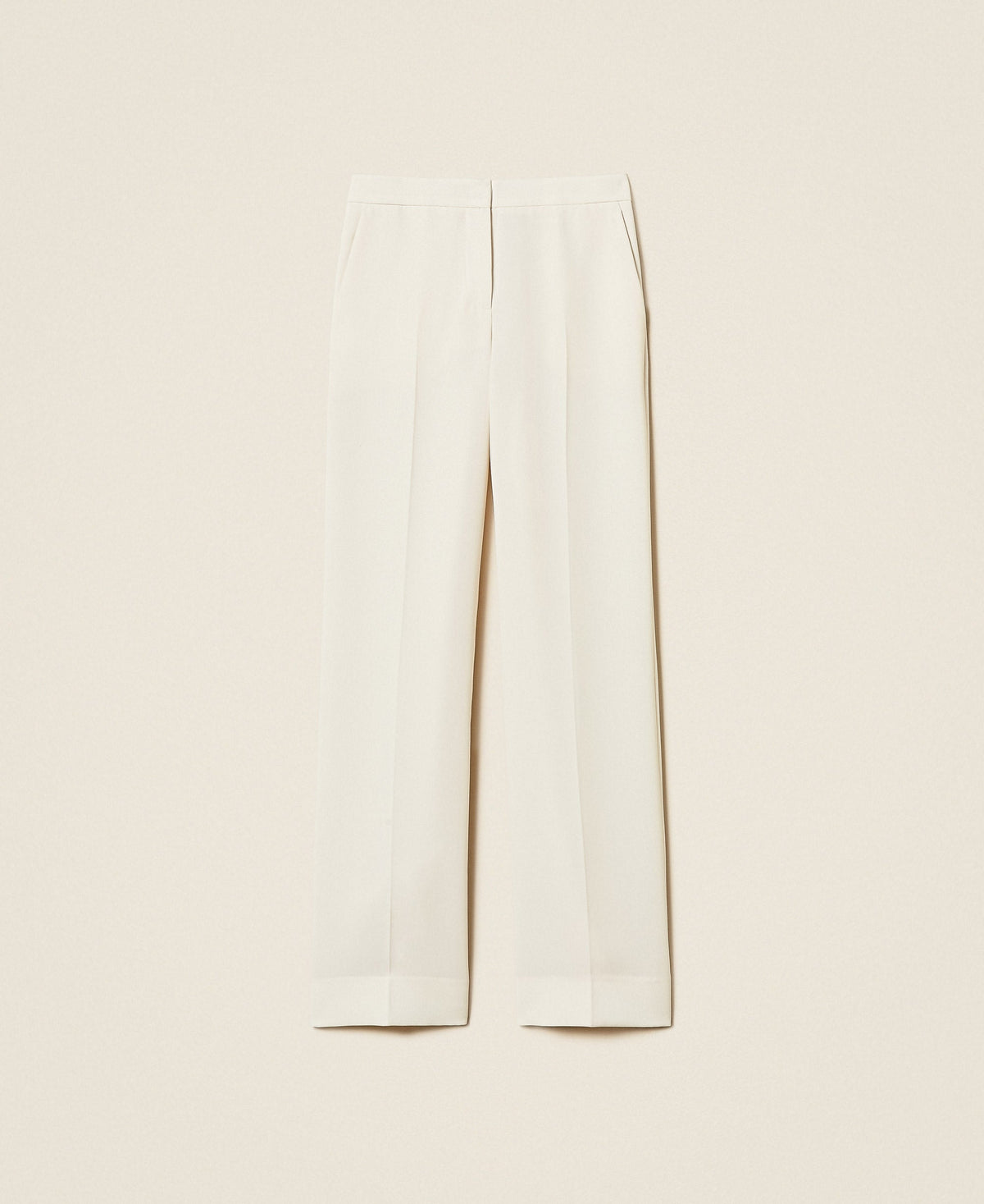 Twinset 262TP2043 - Pantaloni a palazzo in crêpe