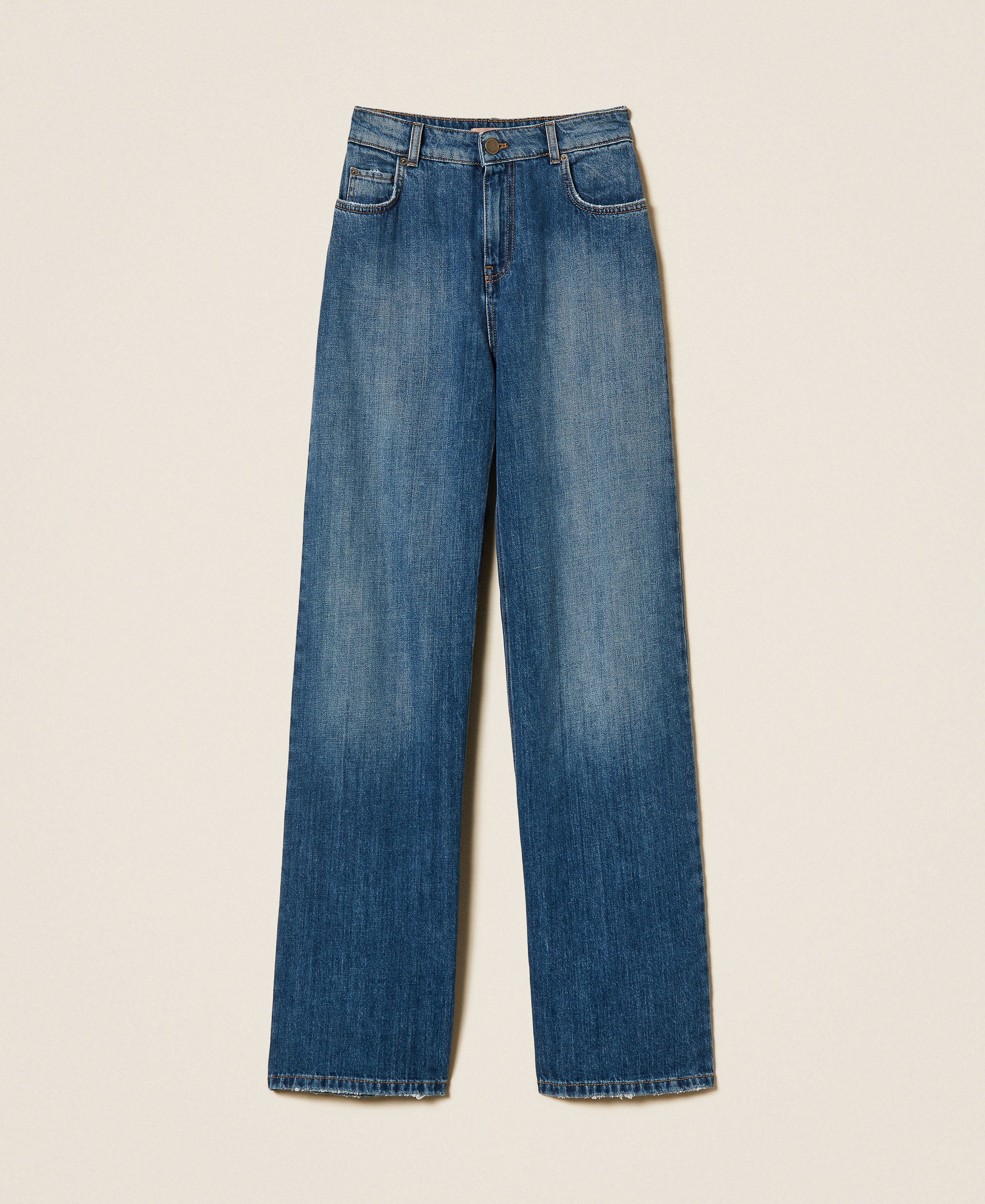 Twinset 262TP2590 - Jeans wide leg con cinque tasche