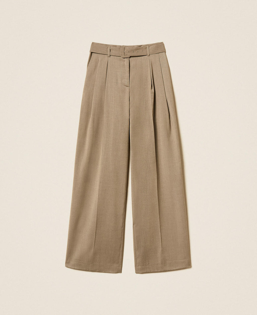 Twinset 262TT2220 - Pantaloni a palazzo in raso opaco
