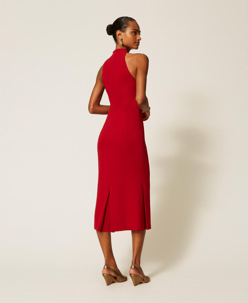 Twinset 262TT2260 - Abito lungo halter in crêpe