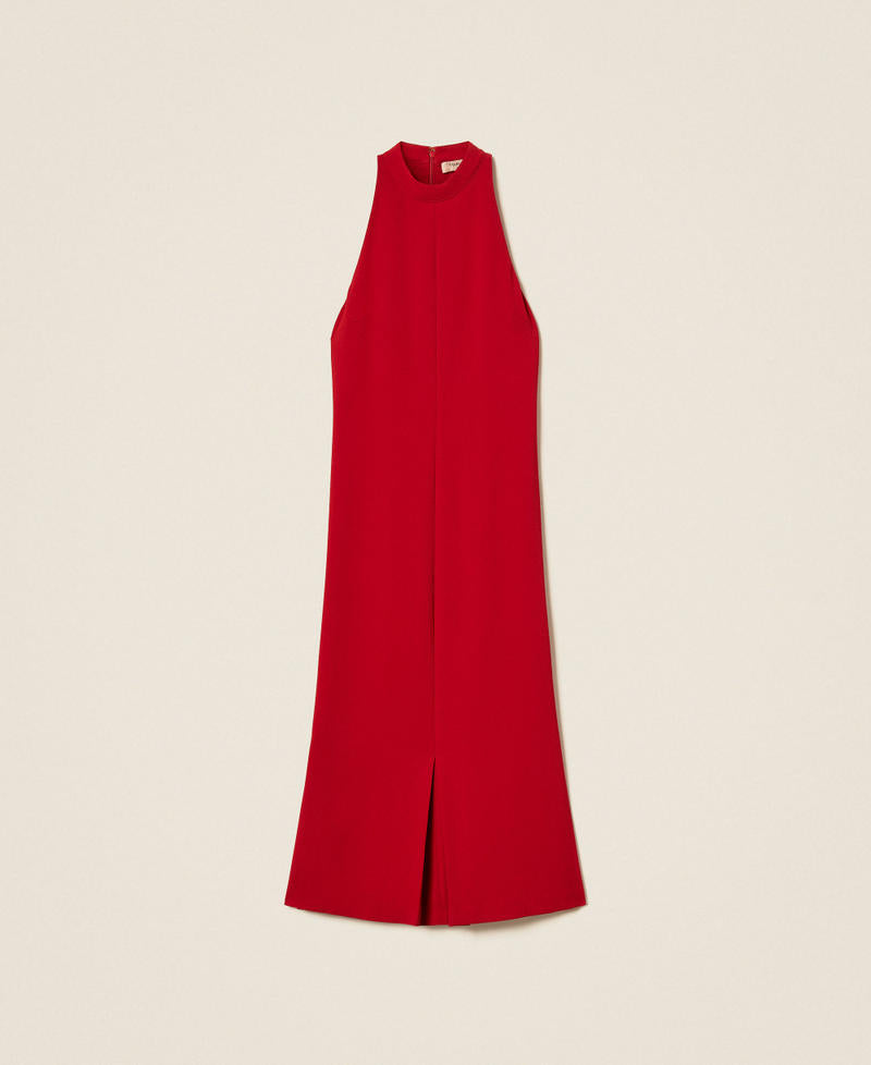 Twinset 262TT2260 - Abito lungo halter in crêpe