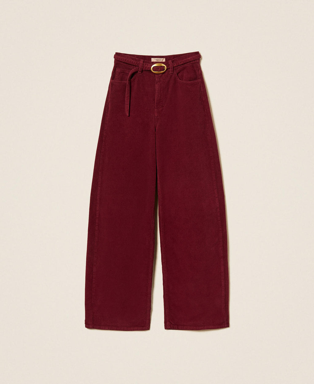 Twinset 262TT2361 - Pantaloni balloon in velluto a costine