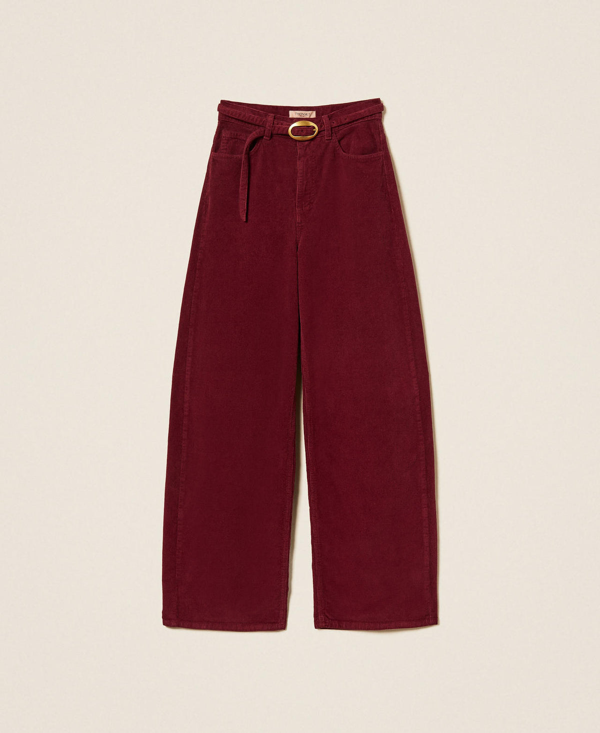 Twinset 262TT2361 - Pantaloni balloon in velluto a costine
