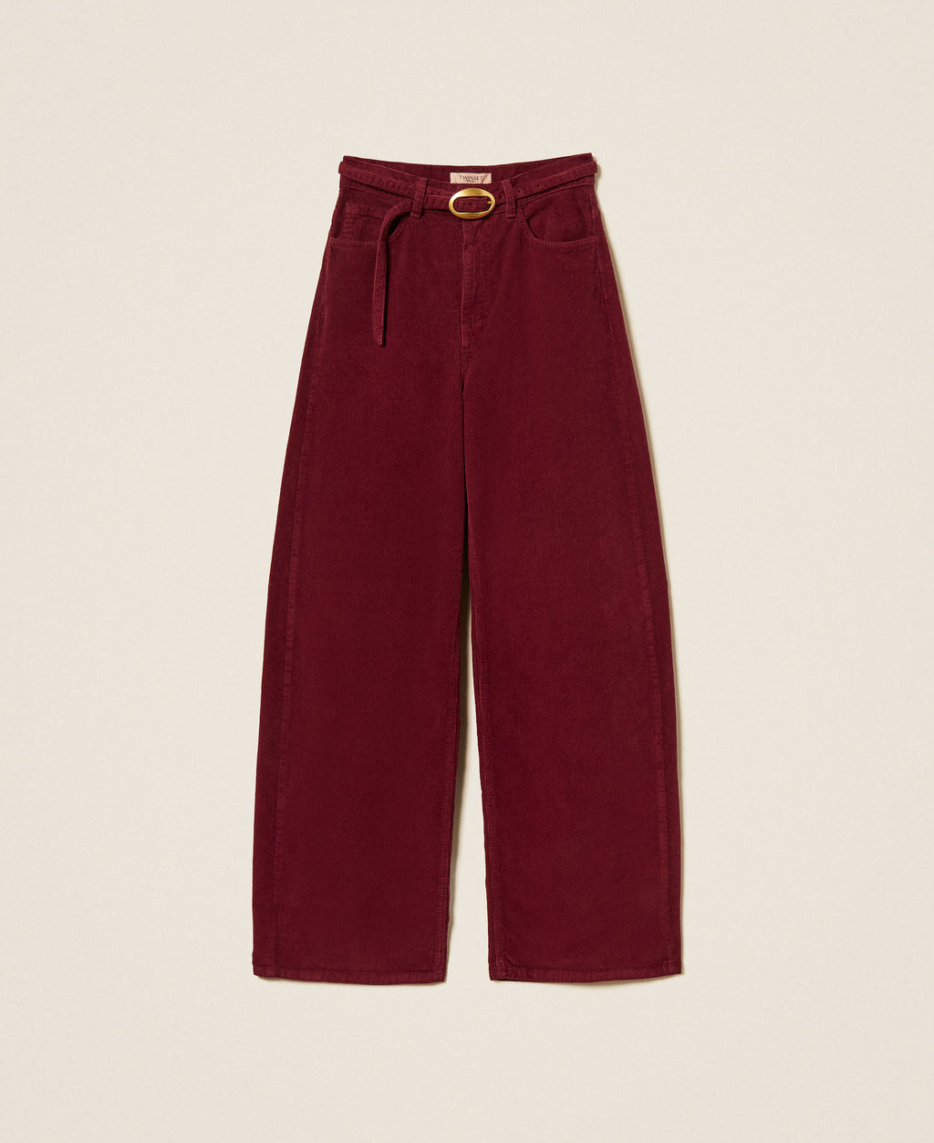 Twinset 262TT2361 - Pantaloni balloon in velluto a costine