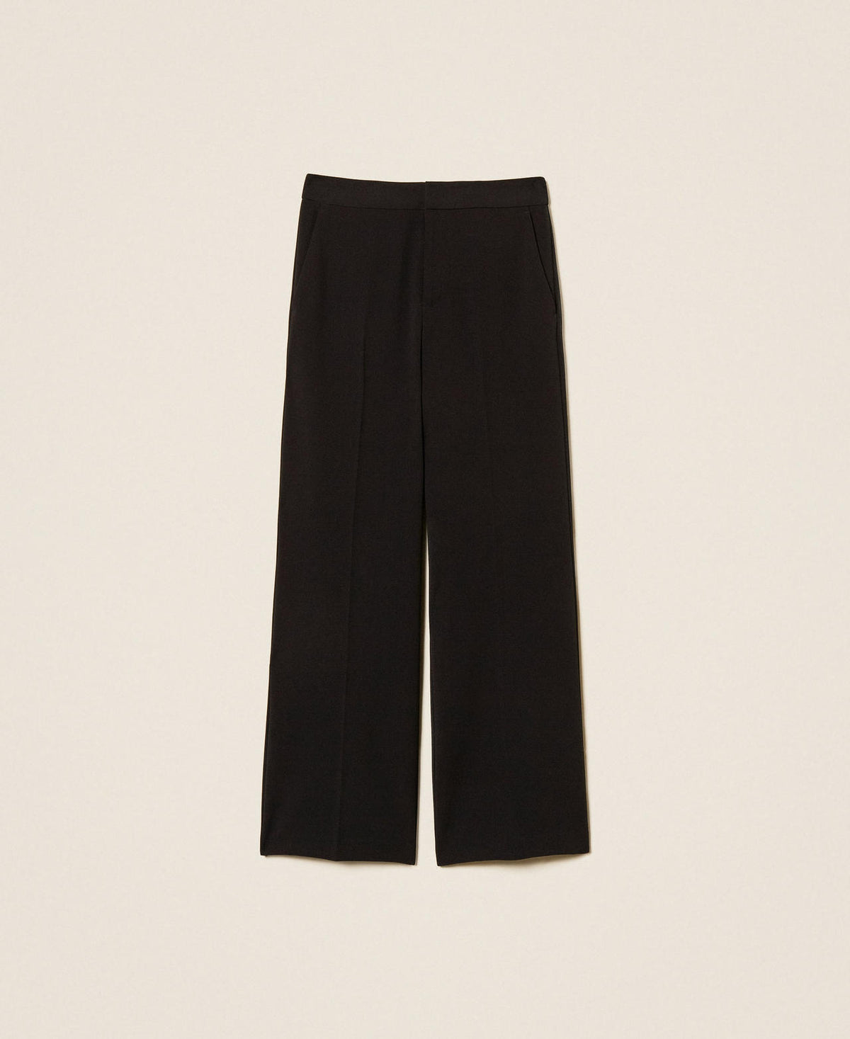 Twinset 262TT2423 - Pantaloni dritti in crêpe