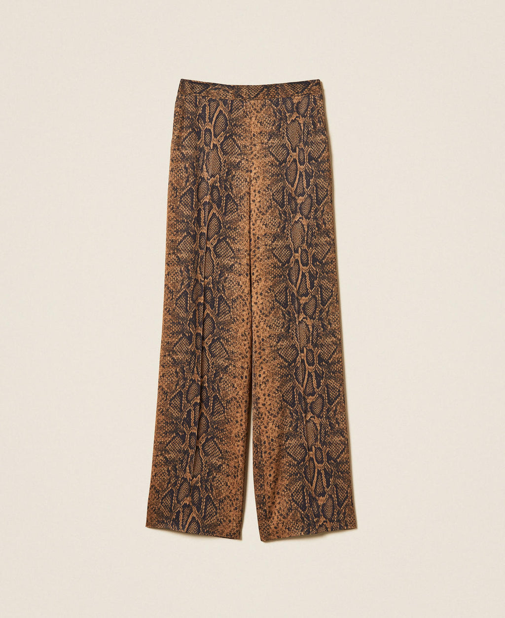 Twinset 262TT2591 - Pantaloni ampi a stampa python