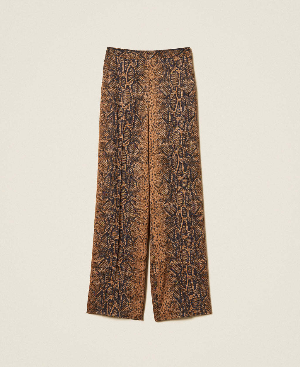Twinset 262TT2591 - Pantaloni ampi a stampa python