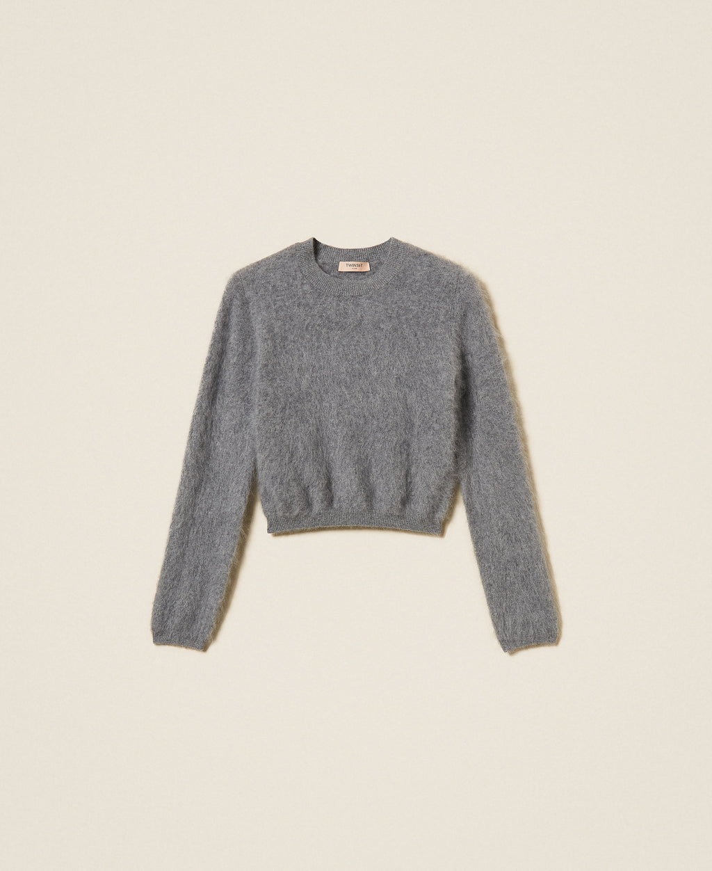 Twinset 262TT3024 - Maglia girocollo in lana spazzolata