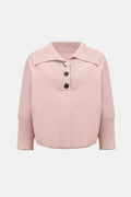 Ribkoff 263938 - Maglione con bottoni in maglia con collo a scialle