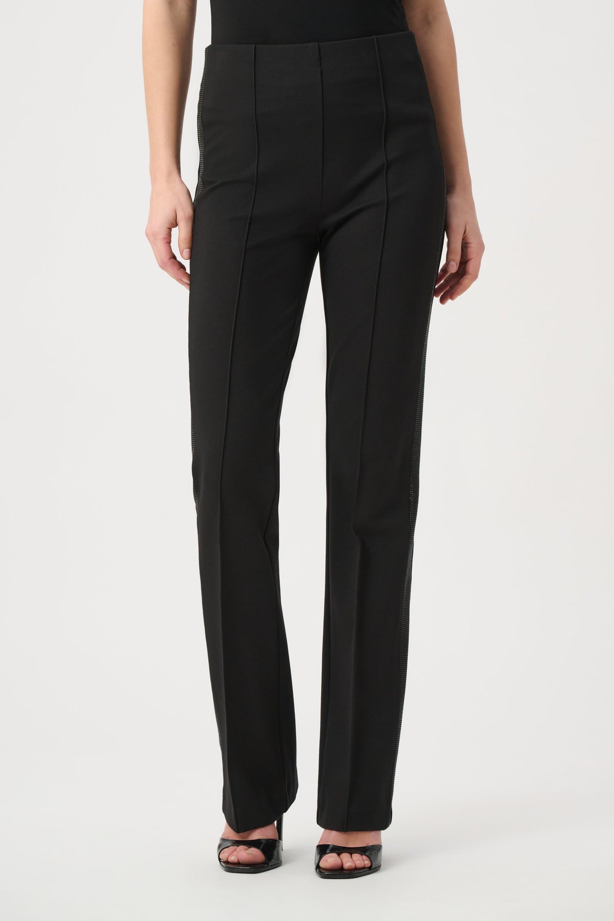 Ribkoff 264074 - Flared trousers with rhinestones