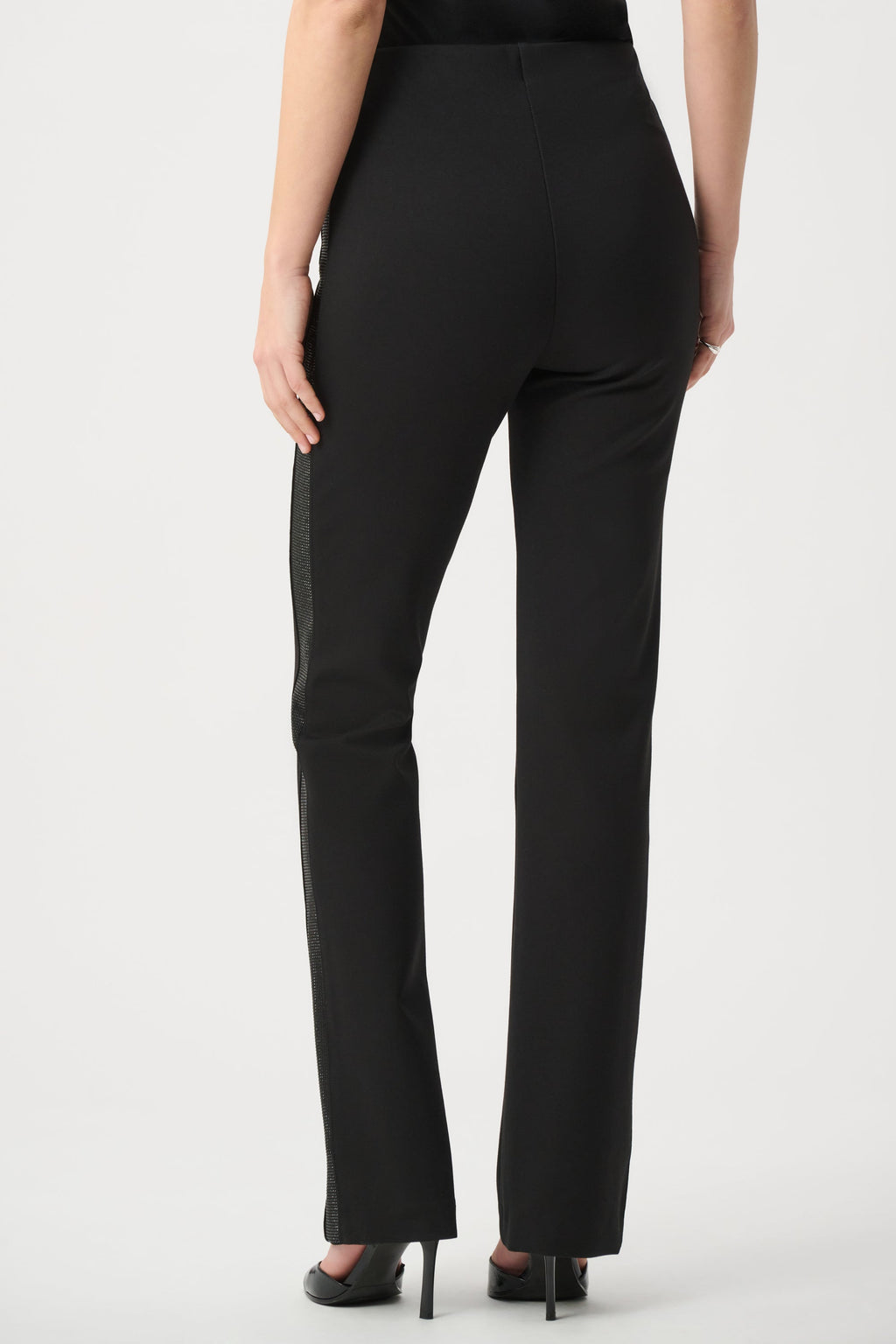 Ribkoff 264074 - Pantaloni svasati con strass