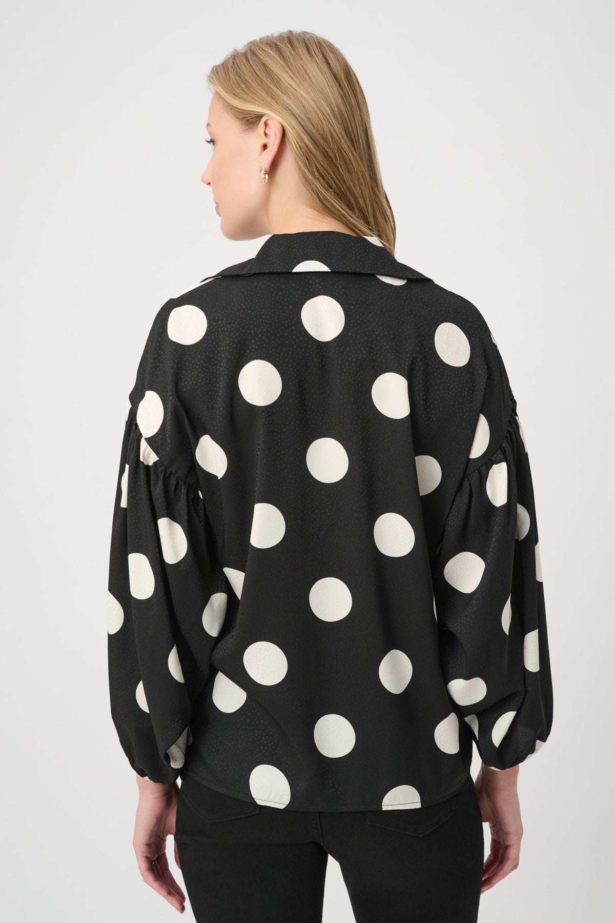Ribkoff 264114 - Polka dot satin blouse