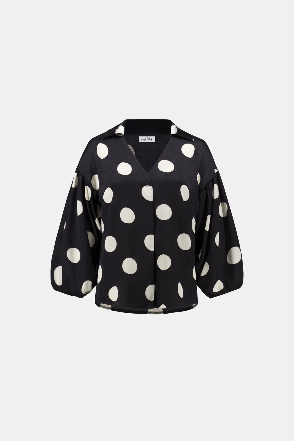 Ribkoff 264114 - Polka dot satin blouse