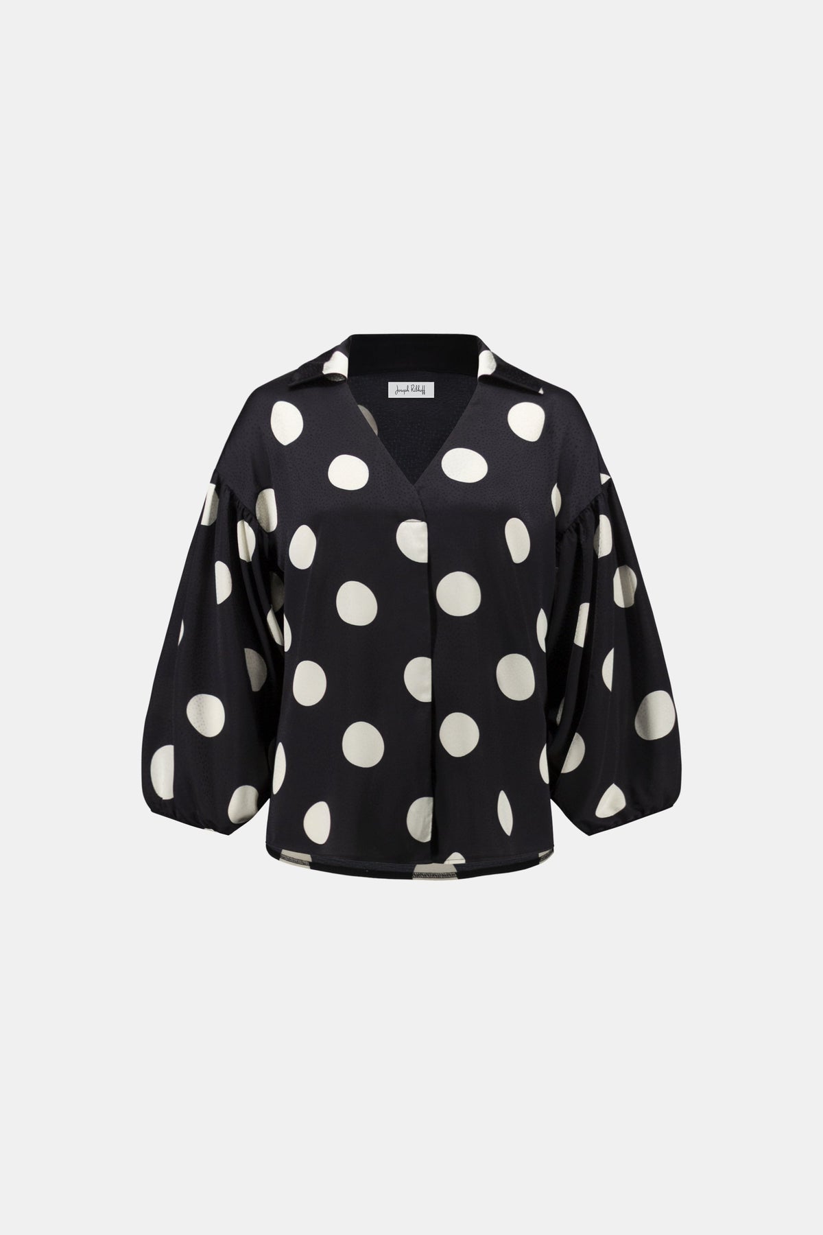 Ribkoff 264114 - Polka dot satin blouse