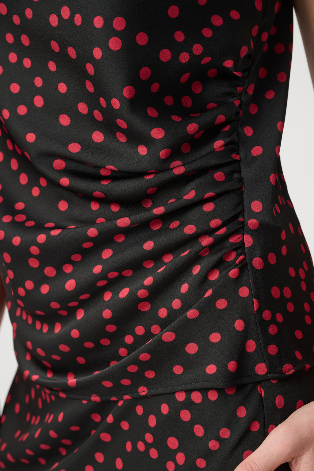 Ribkoff 264117 - Polka dot satin sleeveless top