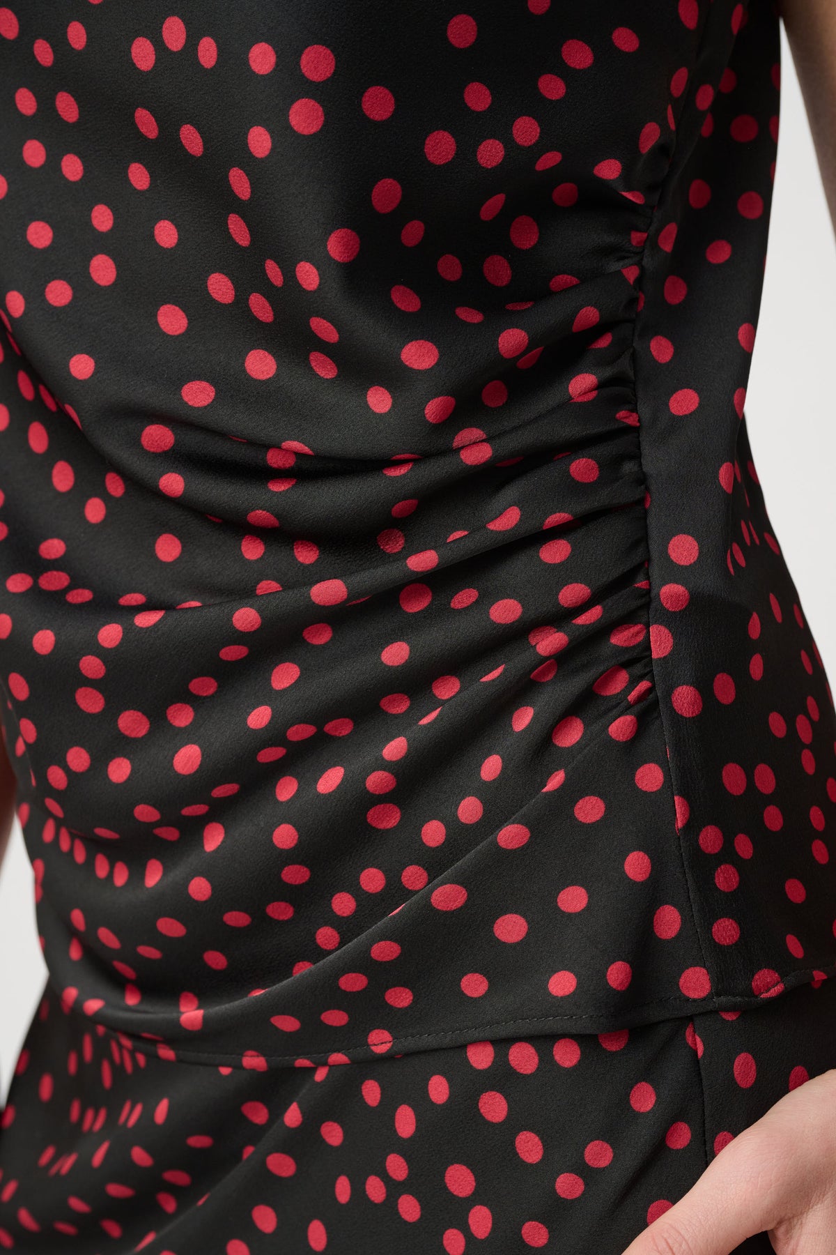 Ribkoff 264117 - Polka dot satin sleeveless top
