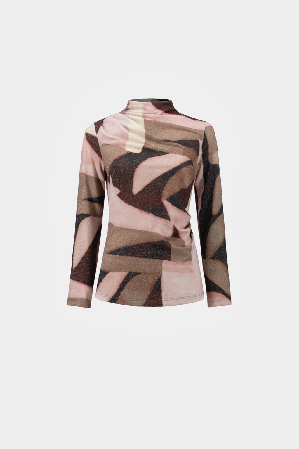 Ribkoff 264205 - Geometric print lurex knit top