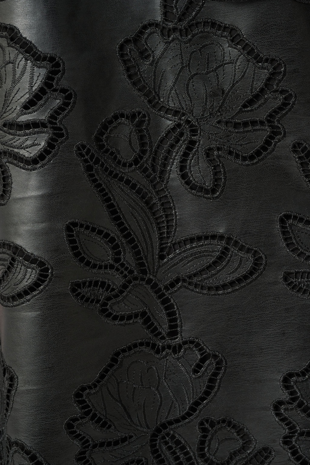 Ribkoff 264938 - Faux leather embroidered bolero