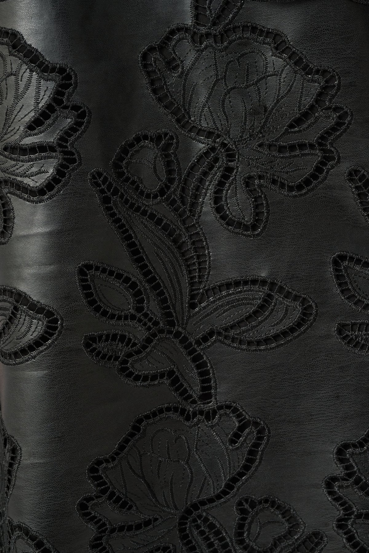 Ribkoff 264938 - Faux leather embroidered bolero