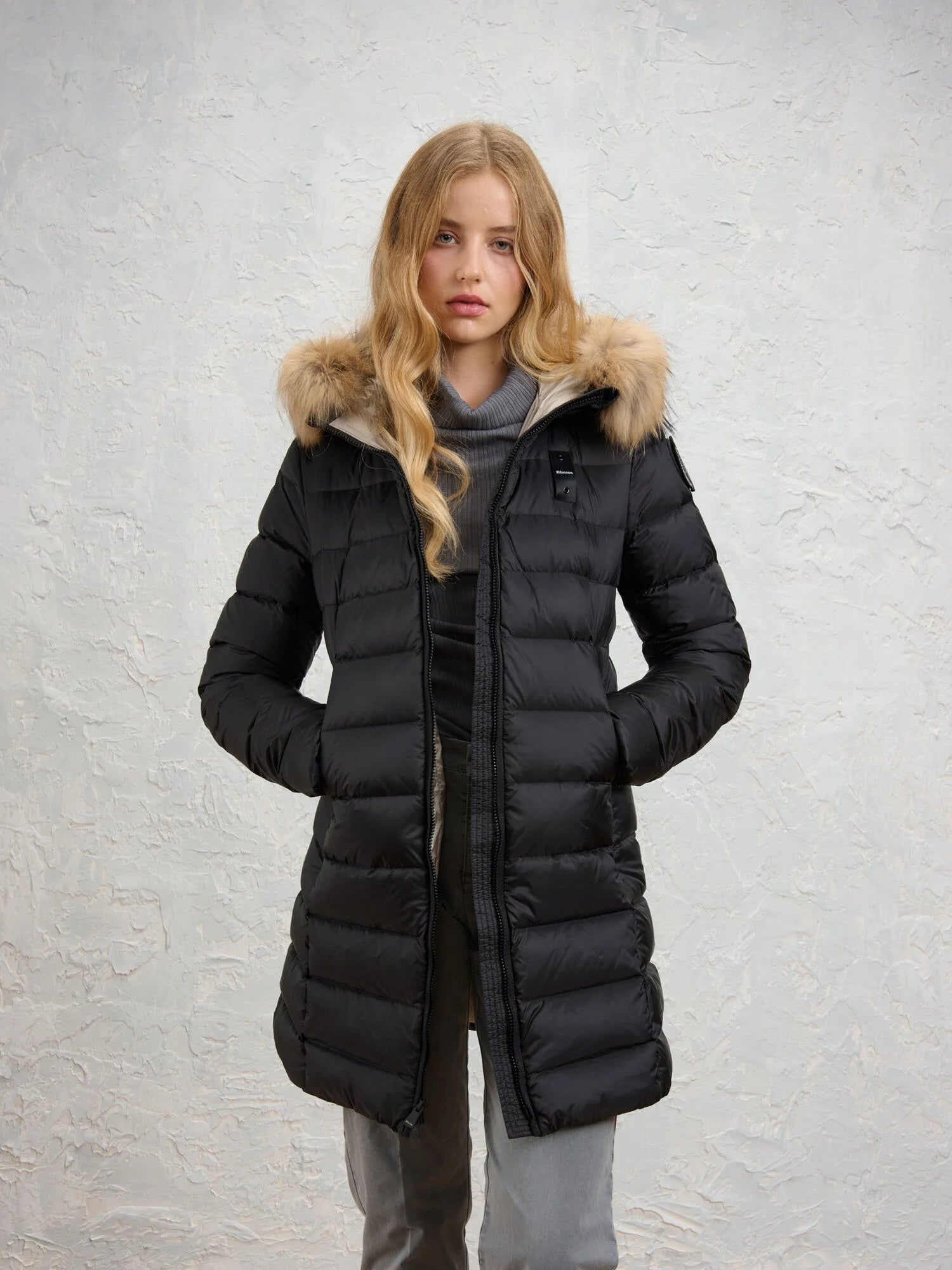 Blauer KRISTIN - Piumino lungo in piuma - 999EI (Frontale)