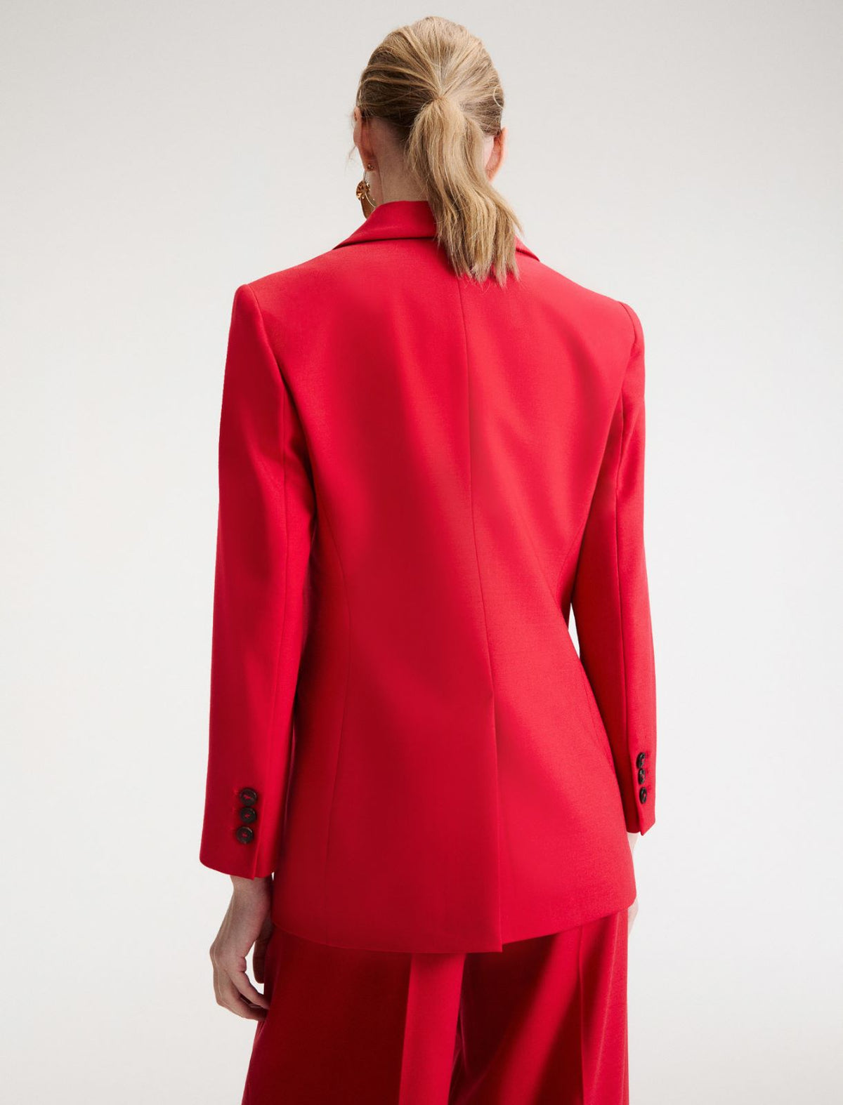 Marella MLLGAMBERO - Giacca monopetto in twill stretch - Vista 3