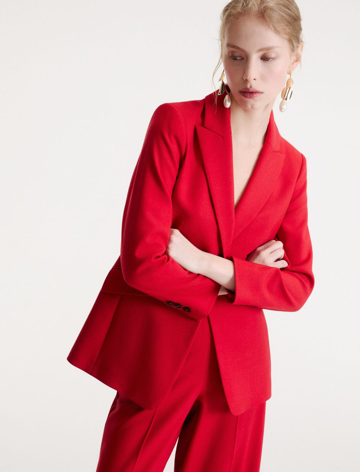 Marella MLLGAMBERO - Giacca monopetto in twill stretch - Vista 4