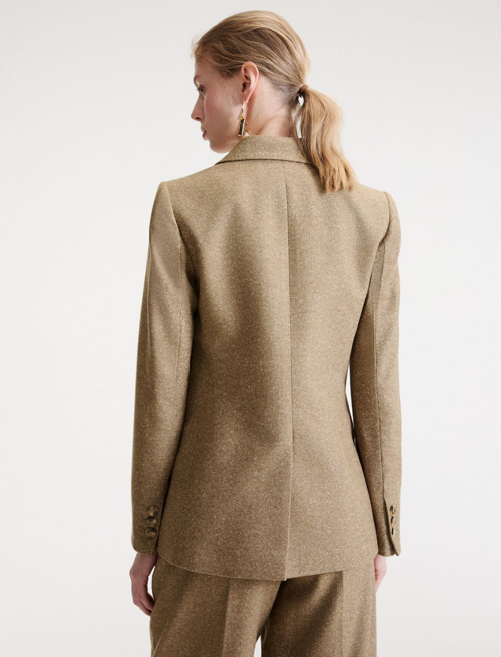 Marella MLLBACCA - Giacca in tweed con dettagli in jacquard - Vista 3