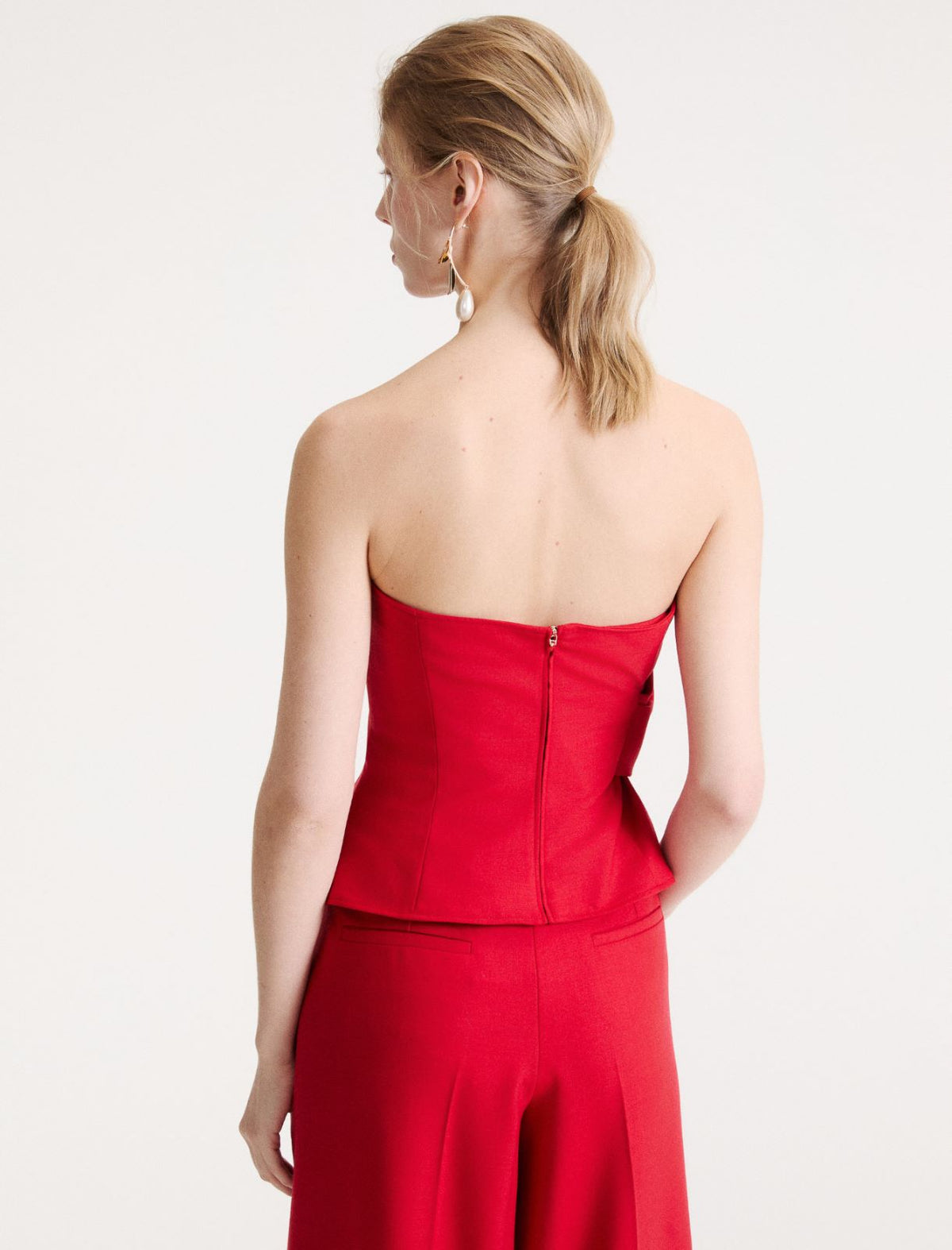 Marella MLLSUB - Top bustier in twill stretch - Vista 3