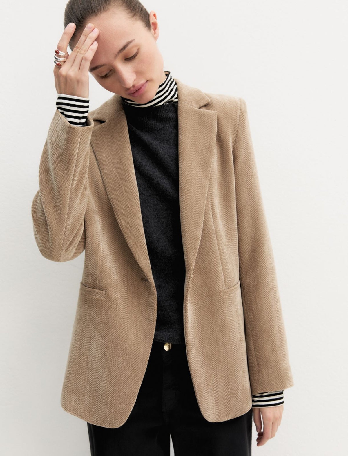 Emme Marella EMMCASA - Blazer in ciniglia stretch - Vista 5